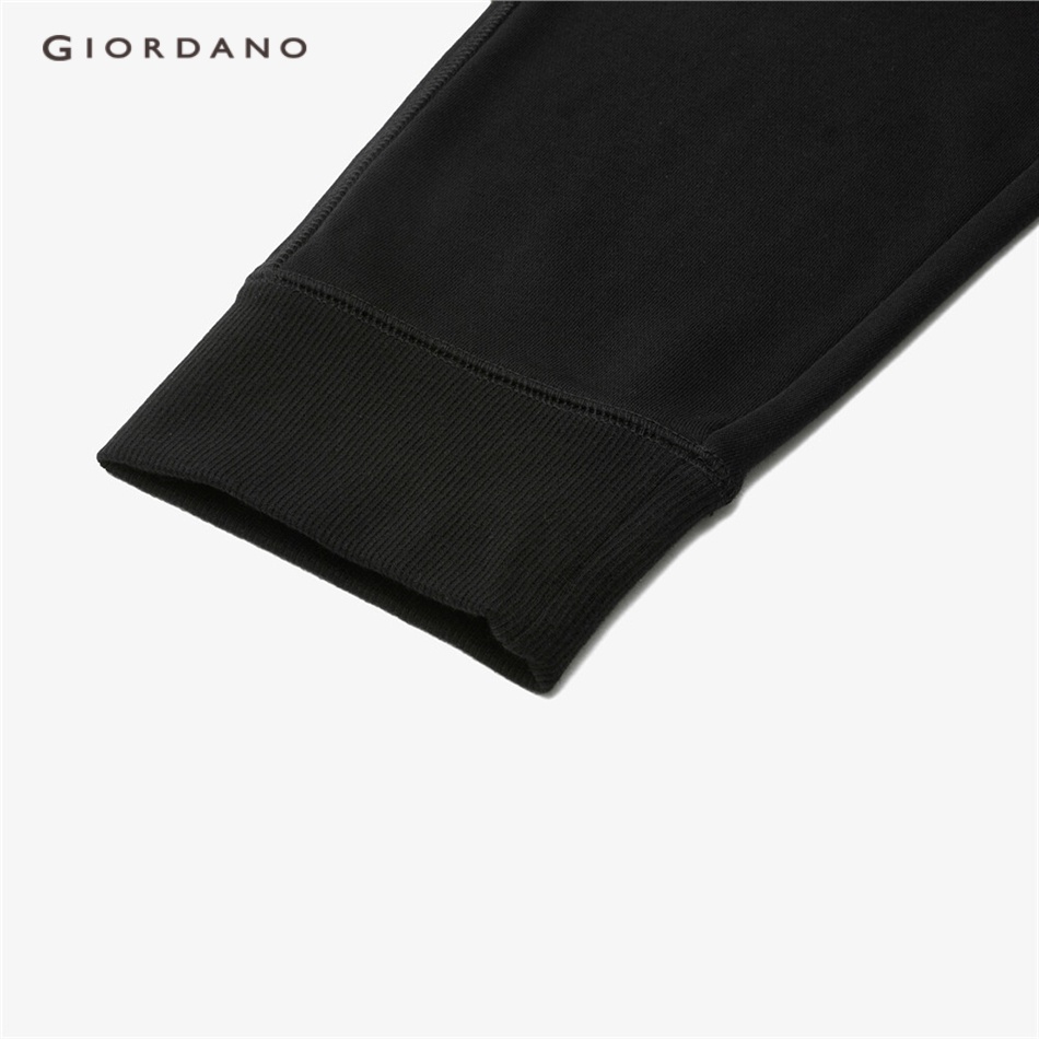 Quần jogger nam GIORDANO 01113097 lưng thun có túi đơn giản thời trang