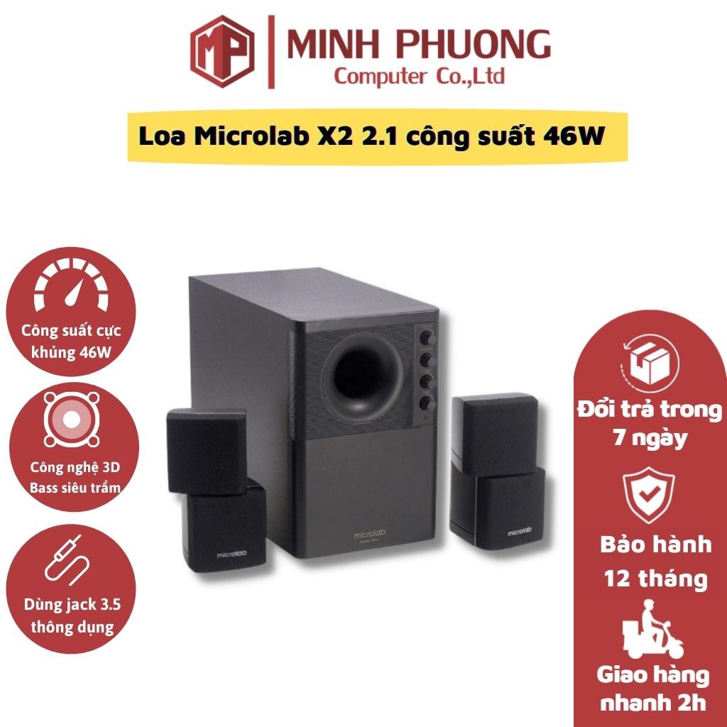 Loa Máy Tính Microlab X2 2.1 - M106BT - M105 Hàng Nhập Khẩu