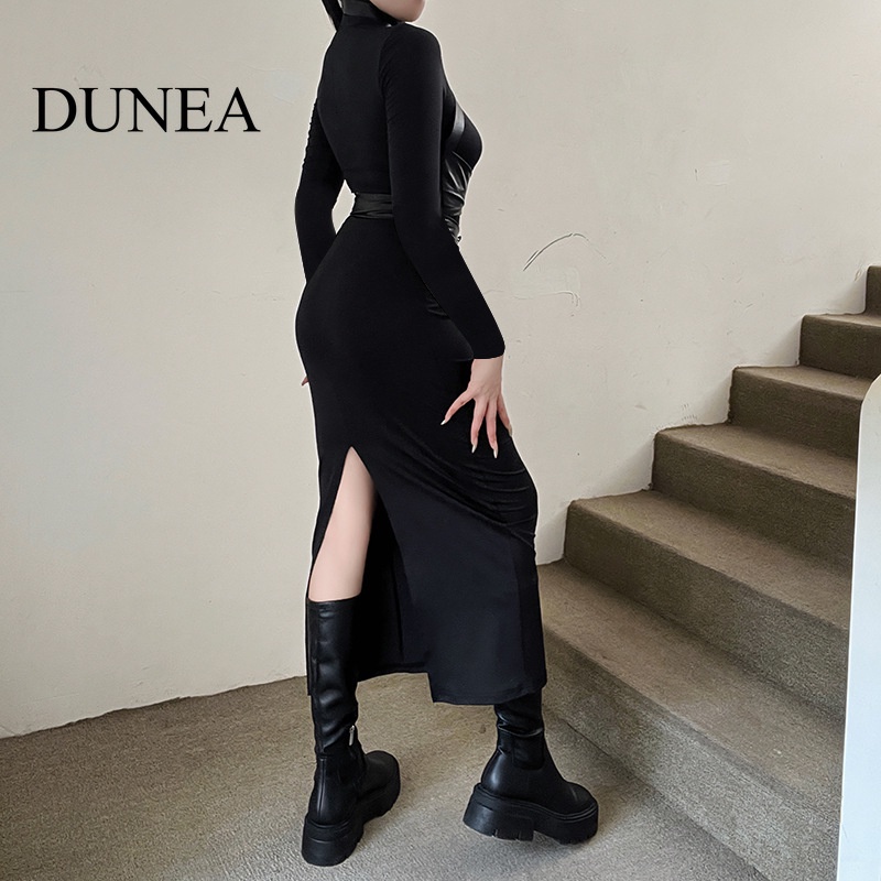 Đầm maxi DUNEA phong cách đường phố thời trang dành cho nữ