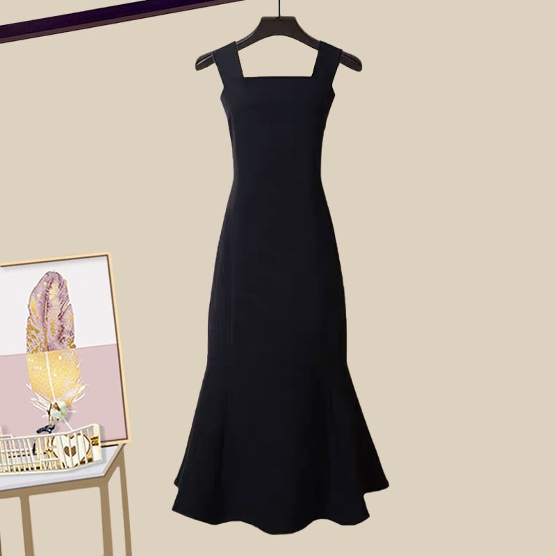 Bộ Áo Khoác + Đầm Đuôi Cá Ôm Eo Thời Trang Mùa Thu 2023 Mới Mẻ Trẻ Trung Cho Nữ