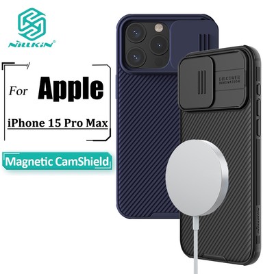 Nillkin Ốp Điện Thoại pc Cứng + tpu Chống Sốc Có Nam Châm Cho iphone 15 pro max