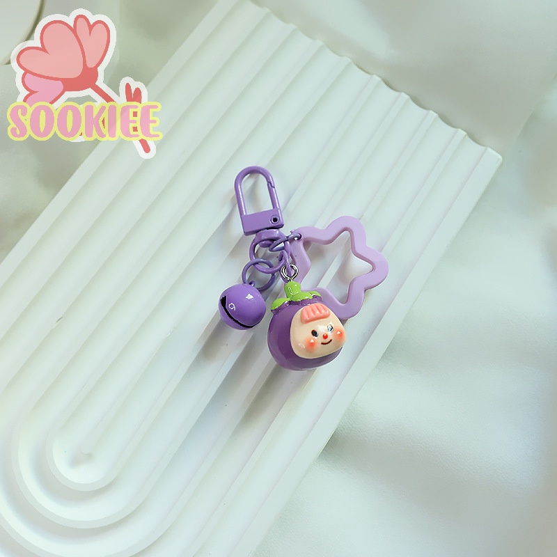 Móc khóa SayMakerLace hình búp bê hoạt hình mini bằng nhựa resin dễ thương