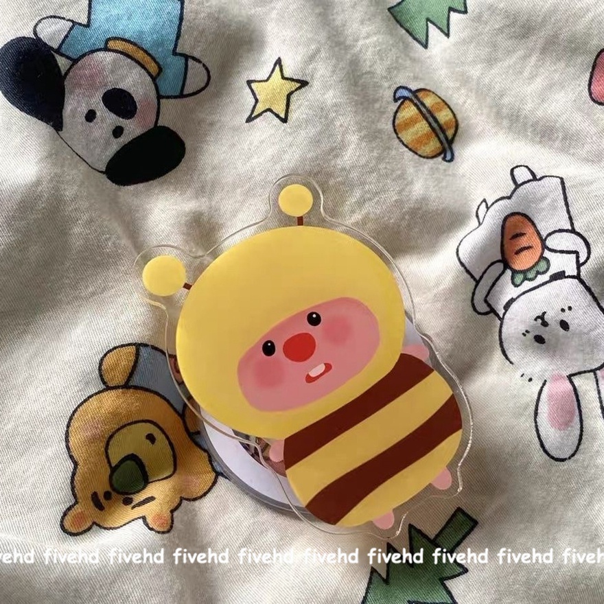 Giá Đỡ Điện Thoại Thiết Kế Nút Bấm Họa Tiết Hoạt Hình Dễ Thương