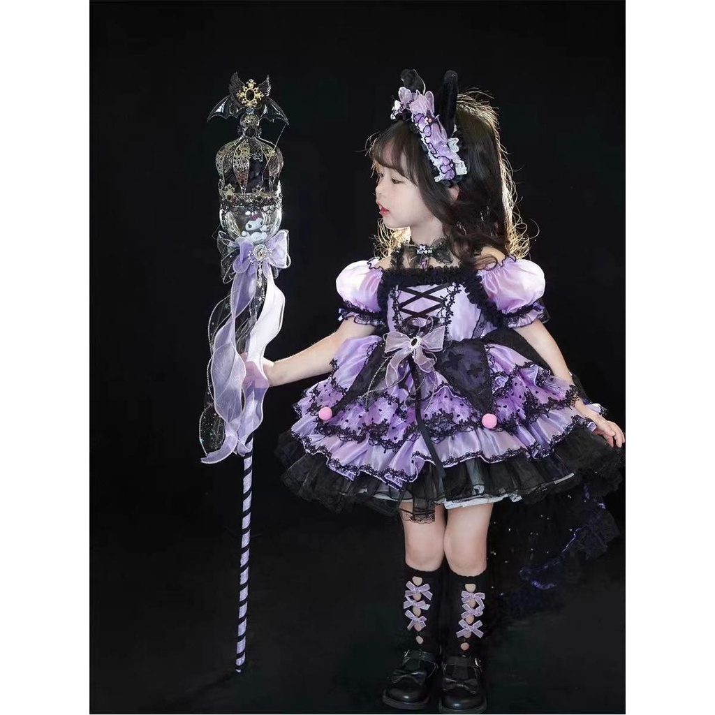 Đầm Công Chúa Phong Cách Thời Trang lolita Dễ Thương Xinh Xắn Dành Cho Bé Gái