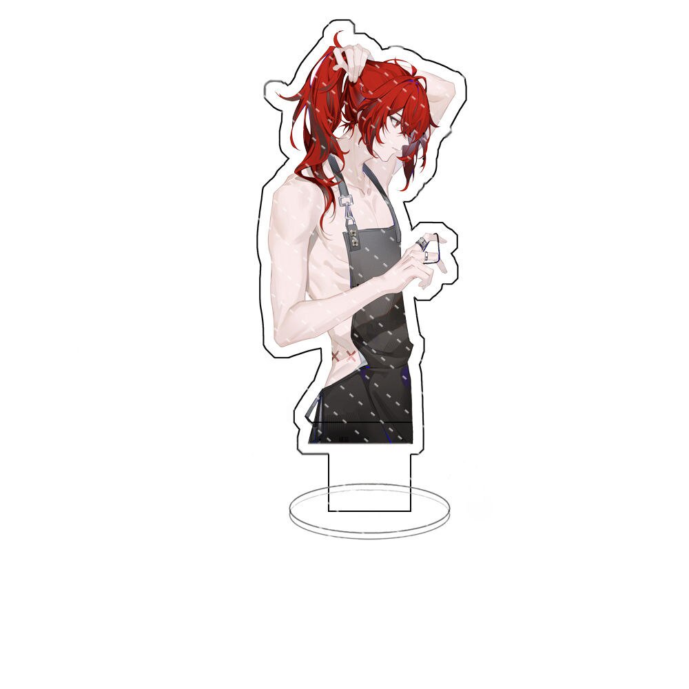 Mô hình Standee Diluc Zhongli Xiao Standing Anime Genshin Impact Cute phụ kiện trang trí dễ thương in hình 2 mặt rõ nét