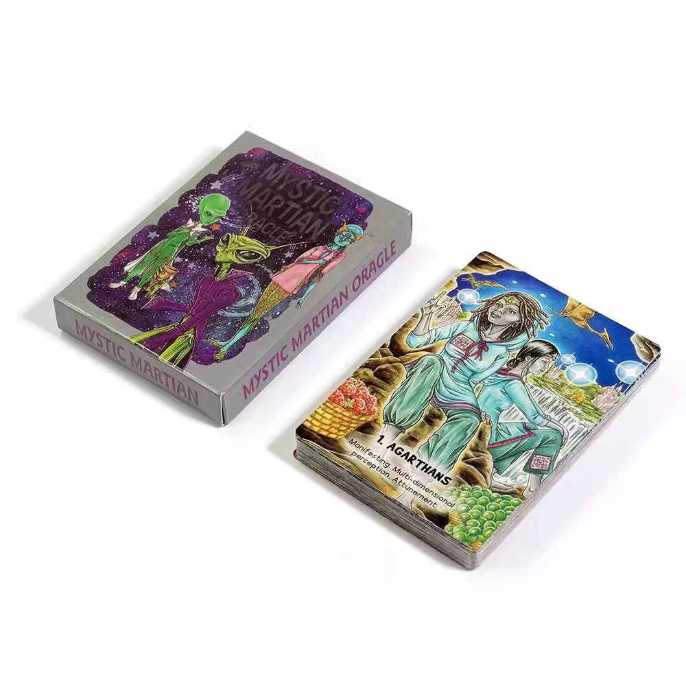 11*6.5cm Mystic Martian Oracle: 40 Full-color Cards