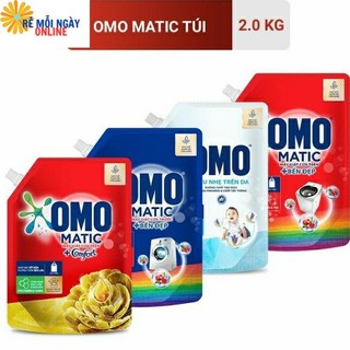 Nước giặt OMO Matic 2kg/2,2kg dành cho của trên cửa trước