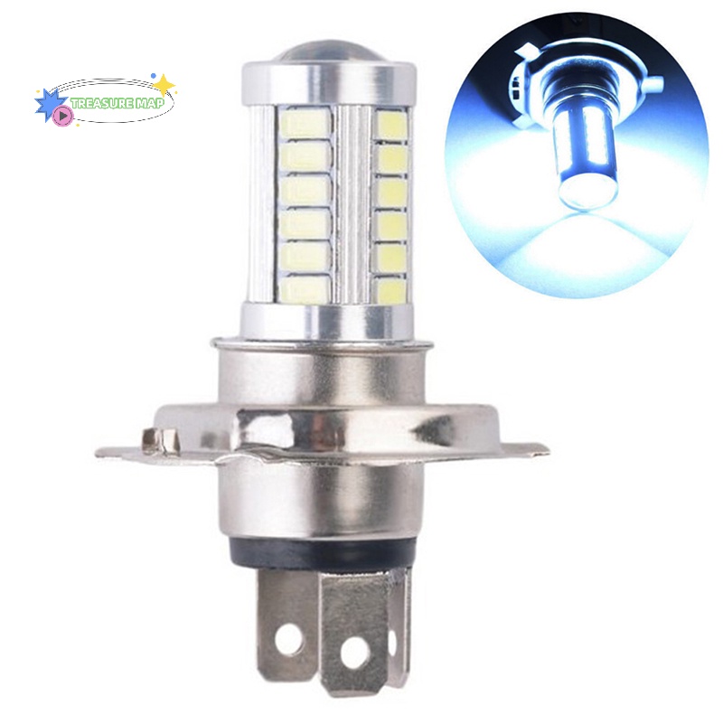 Đèn Pha led h4 33smd Ánh Sáng Trắng Chống Sương Mù Ban Ngày Cho Xe Hơi Xe Máy