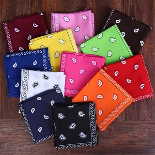 Khăn BANDANA Streetwear siêu nhiều màu 54cm Khăn Streetwear siêu nhiều màu, Bandana thời trang hàng ngày,đi xe đạp GIUSE