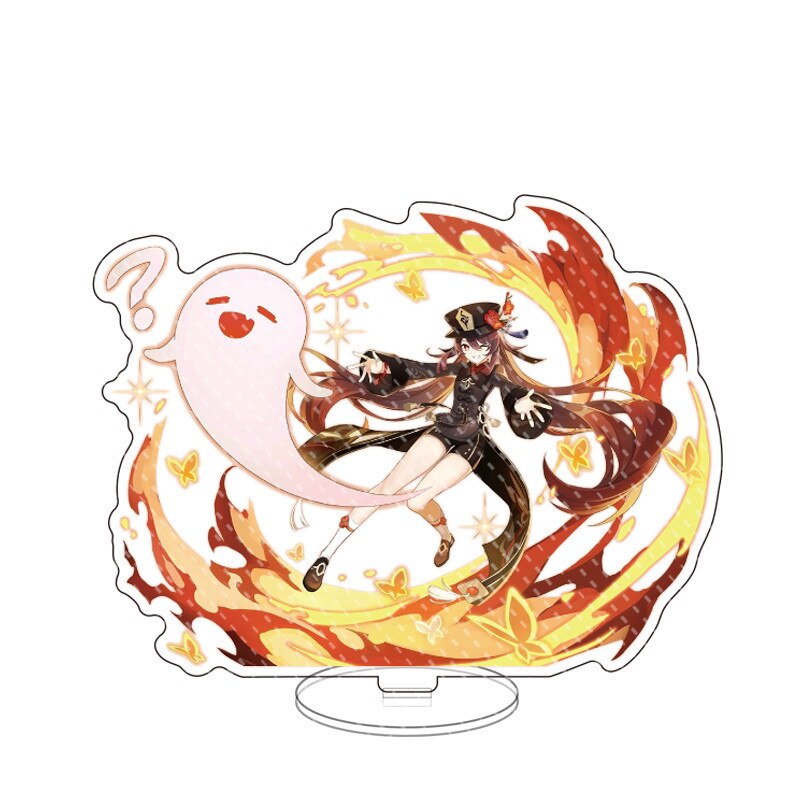 Mô hình Standee Newly Anime Genshin Impact Game Raiden Shogun Baal Sangonomiya Kokomi in hình nhân vật 2 mặt rõ nét 1