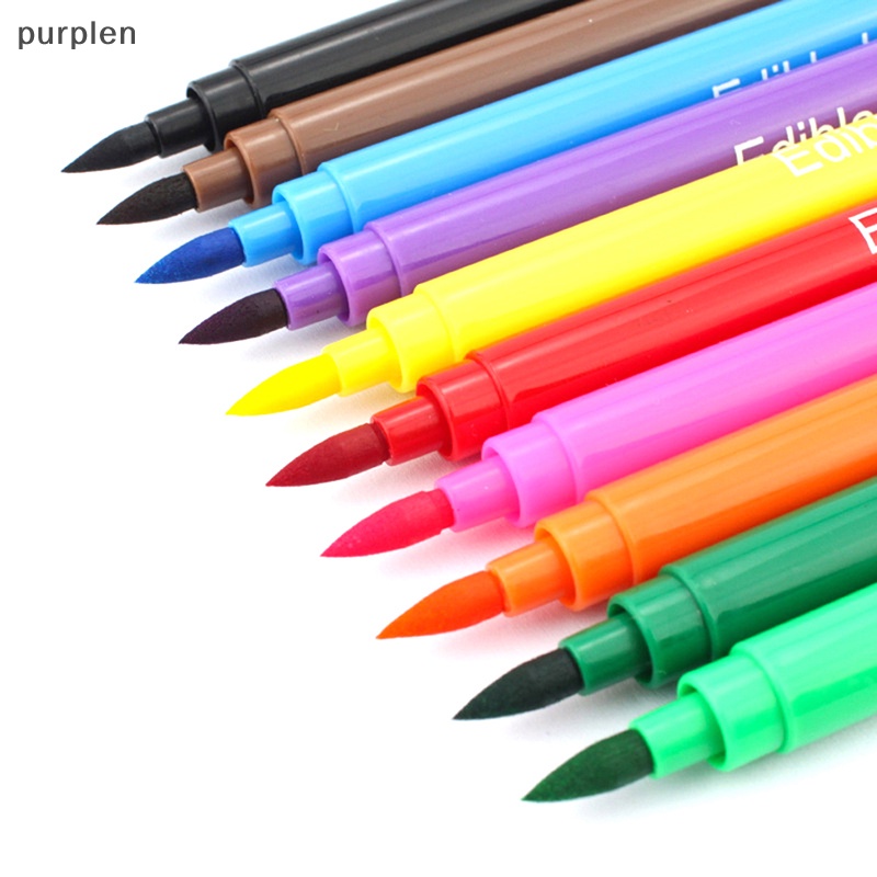 1 Bút Đánh Dấu Hai Mặt Cấp Thực Phẩm Dùng Vẽ Màu Thức Ăn / Bánh Quy diy Cho Bé