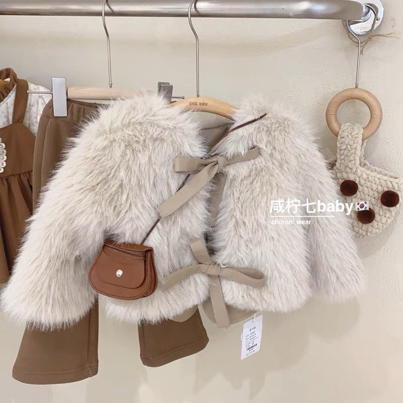 Áo khoác lông cao cấp cho bé 8817