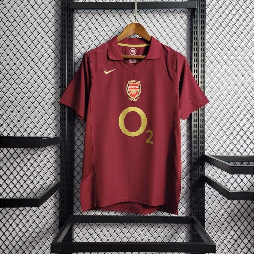 Áo Bóng Đá Ngắn Tay Đội Tuyển arsenal 05 / 06 22 23 24 Phong Cách retro Cho Nam
