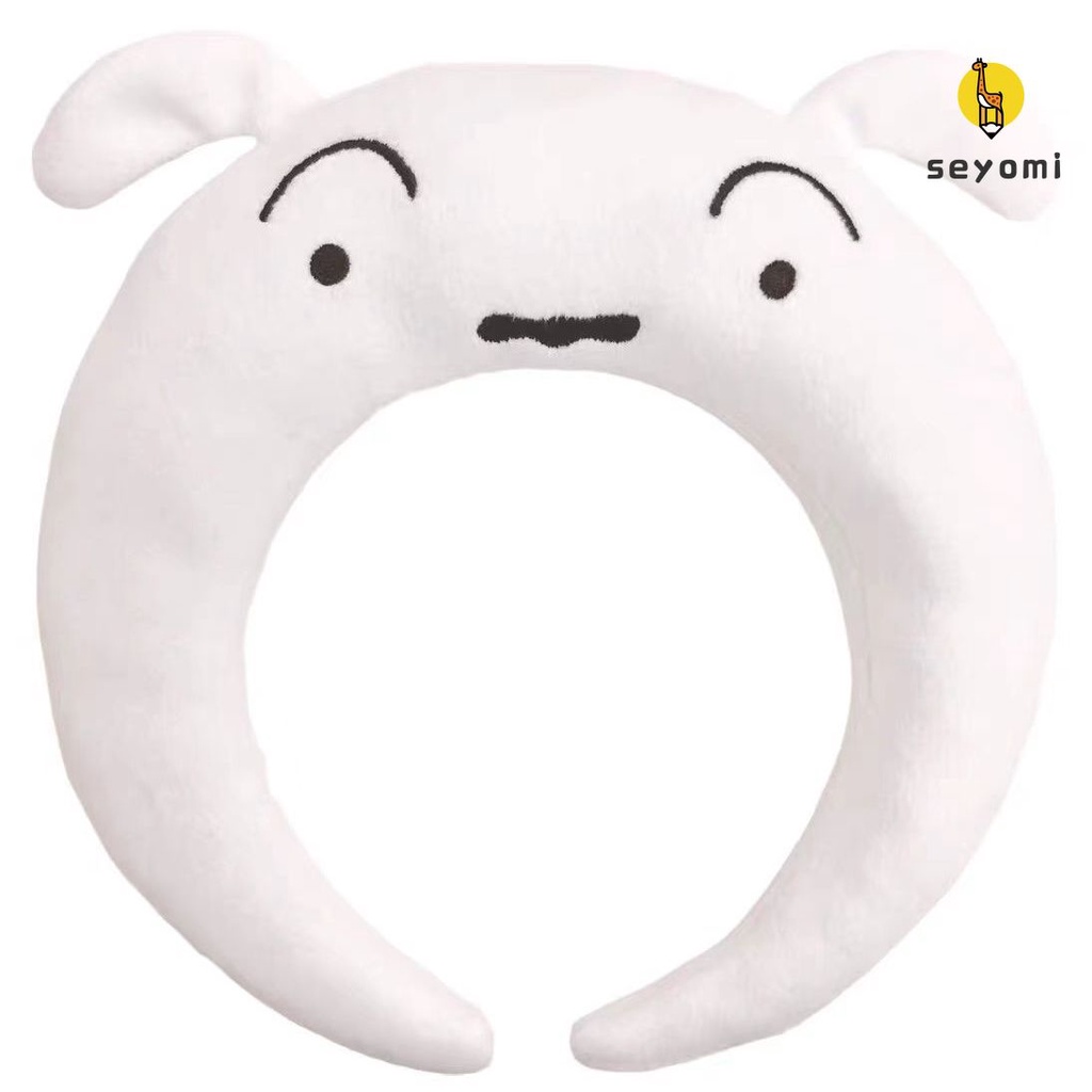 Kawaii Băng Đô Cài Tóc Bông Hình Cậu Bé Bút Chì shin-chan Rửa Mặt Trang Điểm Rửa Mặt