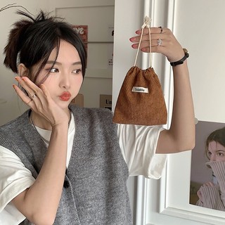 Màu Sắc Túi Dây Rút Đựng Đồ Trang Điểm Tiện Dụng