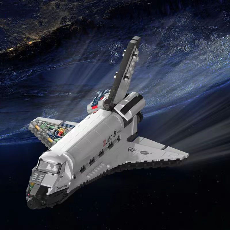Đồ Chơi Lắp Ráp Lego Mô Hình Phi Thuyền Không Gian Tàu Du Hành Vũ Trụ Con Thoi Space Shuttle JK8502 Với 800