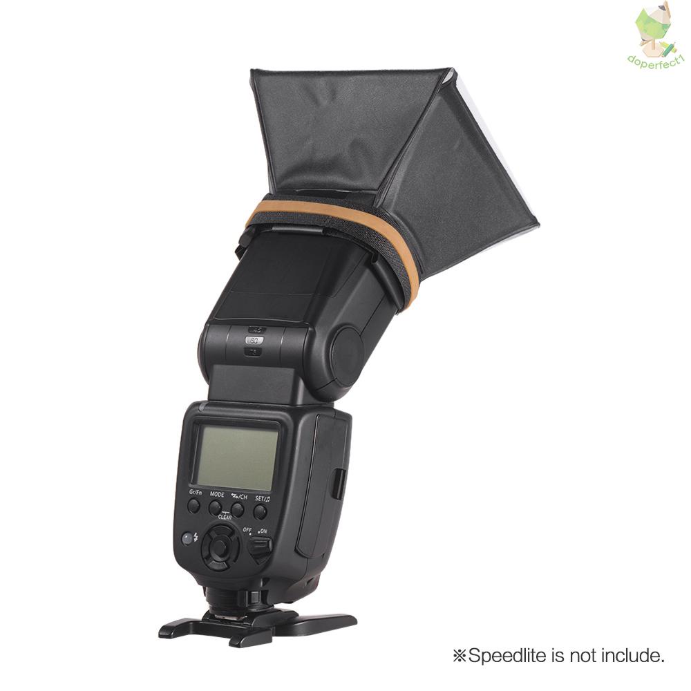 Bộ Hộp Khuếch Tán Đèn flash Chụp Ảnh mini Di Động Cho canon eos olympus pentax sigma dslr speedlite flash Come-9.7