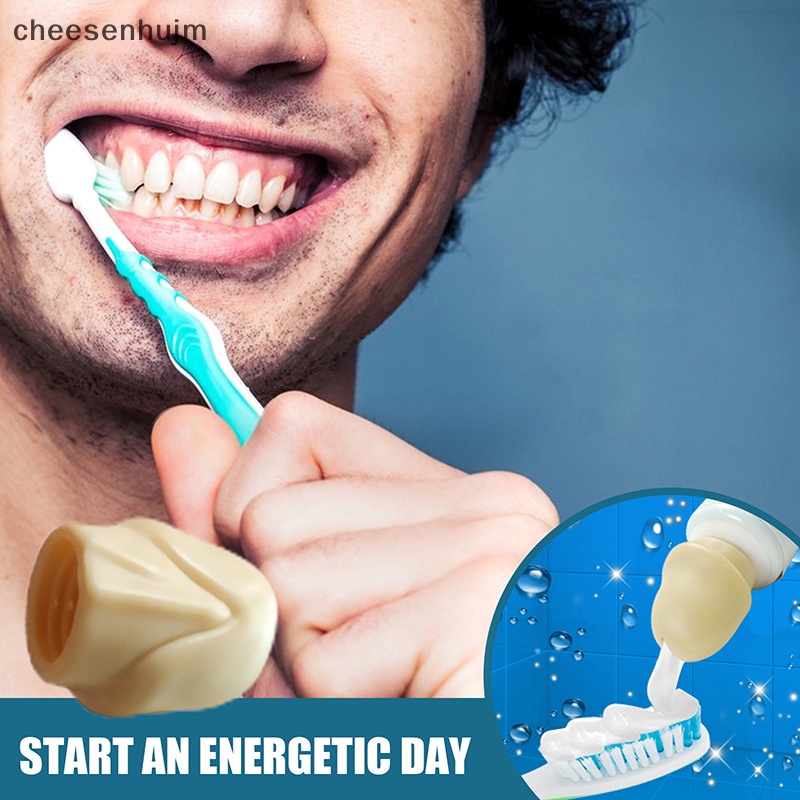 Cs Dụng Cụ Nặn Kem Đánh Răng Nắp Nhựa Hình Mũ Trùm 3d Sáng Tạo Vui Nhộn vn