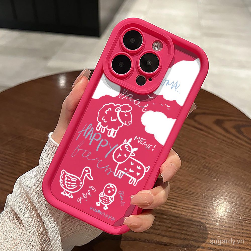 Ốp Điện Thoại Hình Vịt Cho iphone 15promax 15pro 14promax 13promax 15 14 13 12 11 pro max xr xs max 14plus 15plus 7 8 plus