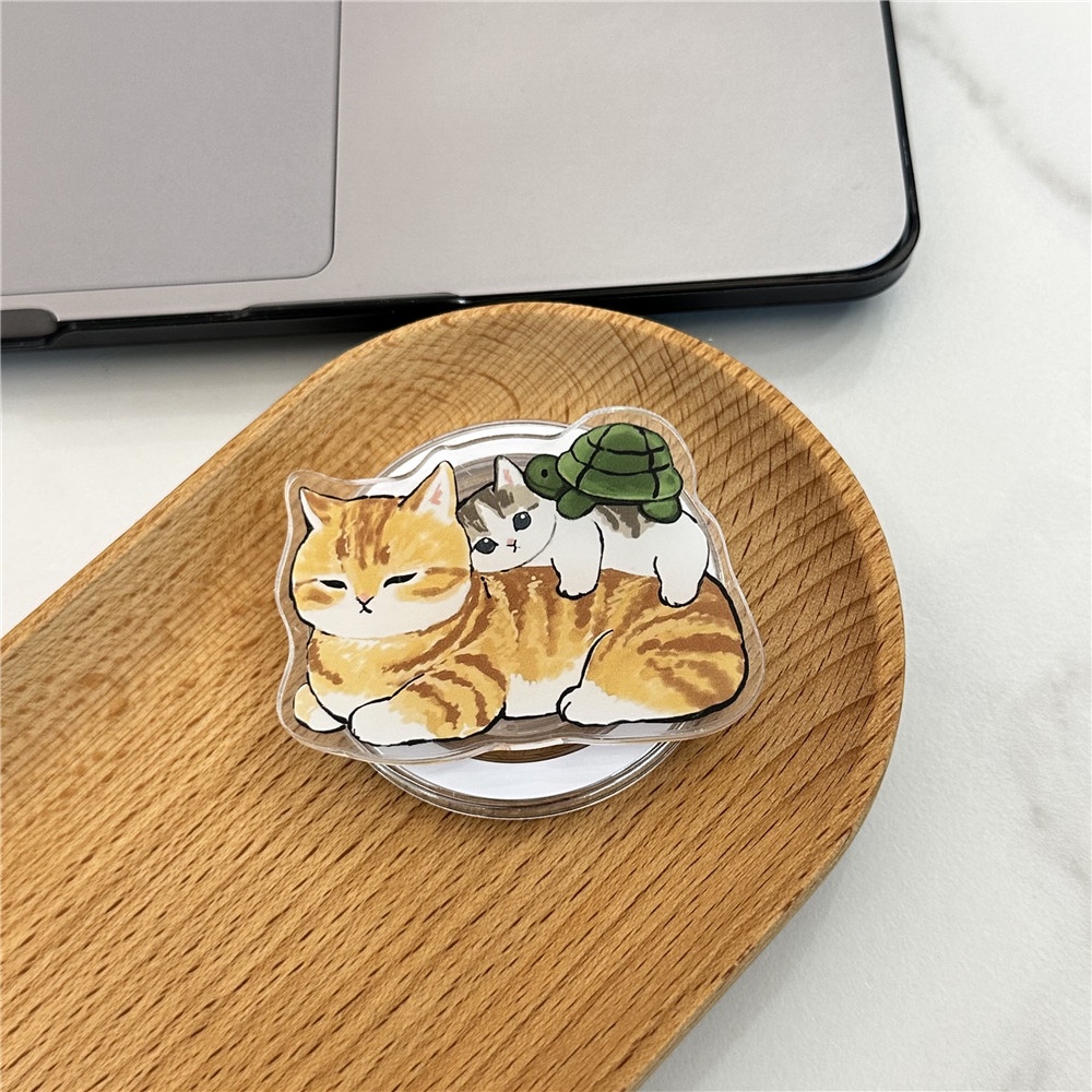 Dễ Thương Giá Đỡ Điện Thoại Có Nam Châm Hình Mèo kitty Đáng Yêu