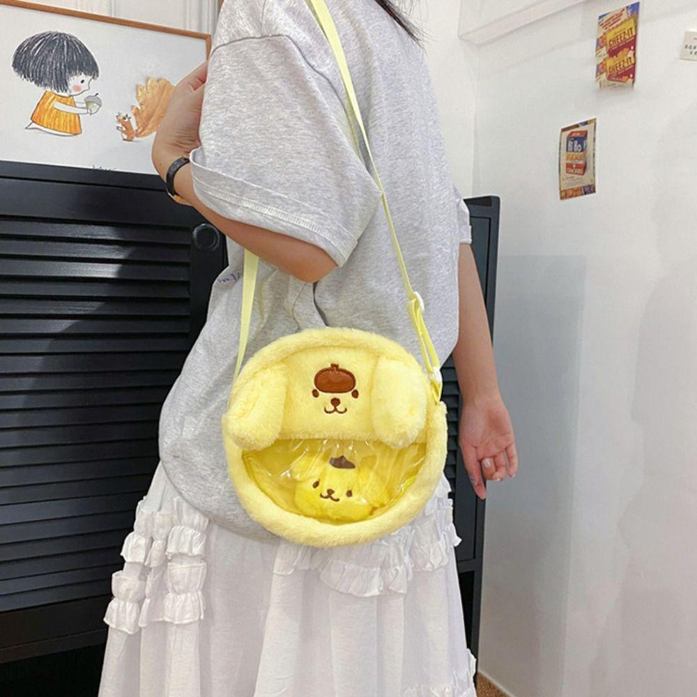 Túi Đeo Vai Chéo Đựng Tiền Xu kuromi Bằng pvc Trong Suốt Họa Tiết Hoạt Hình my melody dalton kuromi Dễ Thương Có Thể Nhìn Thấy Cho Trẻ Em