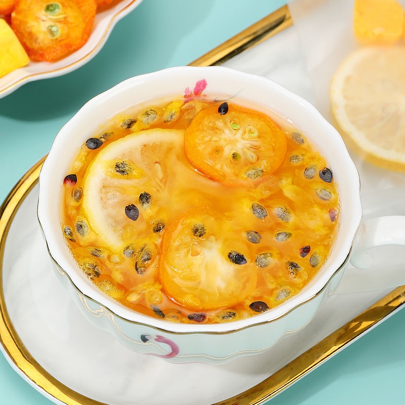 Trà chanh dây quất chanh chanh gói nhỏ độc lập Trà trái cây quất lạnh Trà trái cây