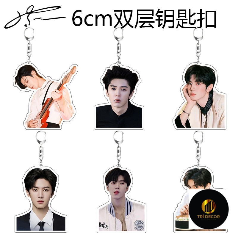 Sẵn Móc khoá 2 mặt hình Trần Triết Viễn