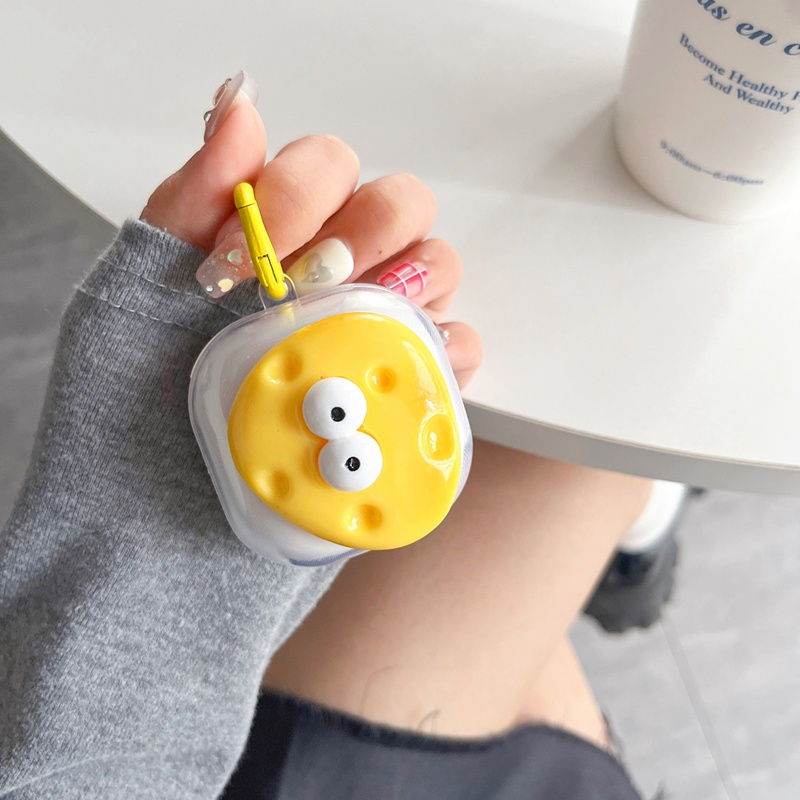 Vỏ Bảo Vệ Hộp Sạc Tai Nghe samsung galaxy Buds 2 / Buds Live / Buds FE / Buds2 Pro / Buds Pro 3d Trong Suốt Họa Tiết Hoạt Hình