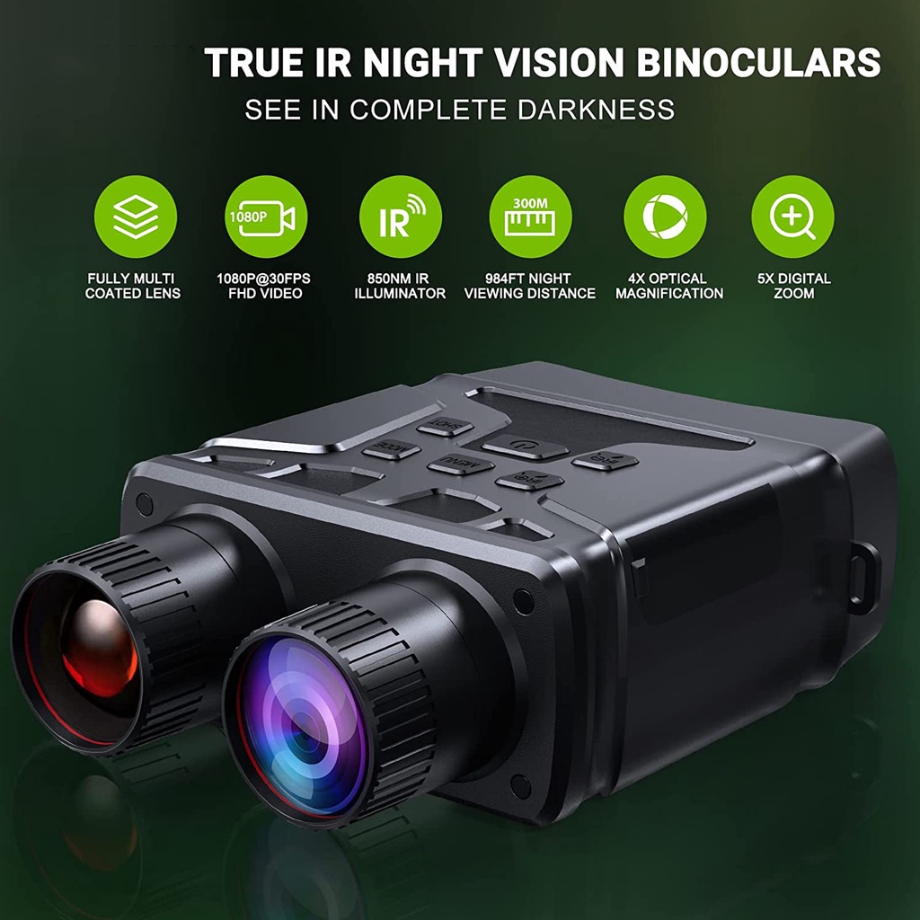 Ống Nhòm Hồng Ngoại Xuyên Đêm Corisu R6 850nm Full HD 1080P Zoom 5X Kỹ Thuật Số Lưu Trữ Thẻ Nhớ Lên Đến 128Gb | BigBuy360 - bigbuy360.vn
