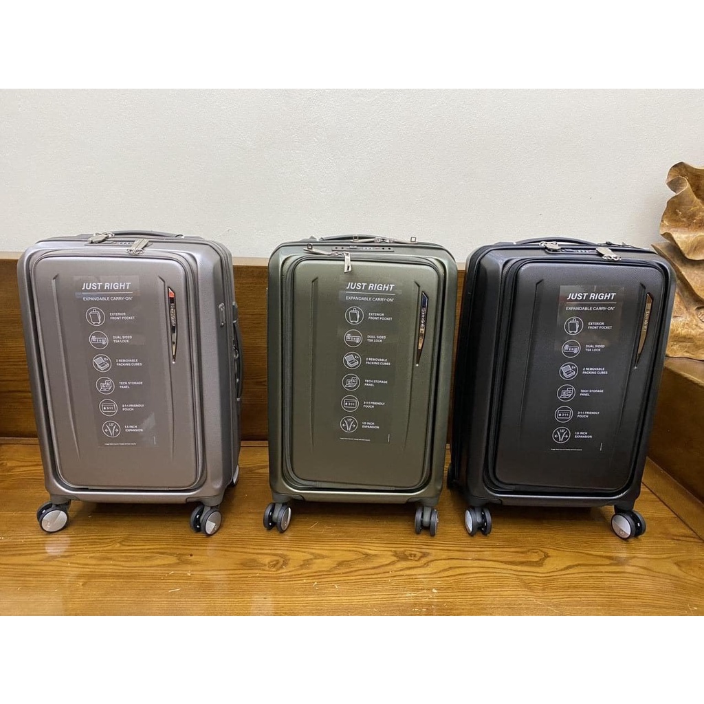Vali Samsonite Just Right mẫu mới nhất - có ngăn tích hợp kèm khóa rời - HANGDUC88