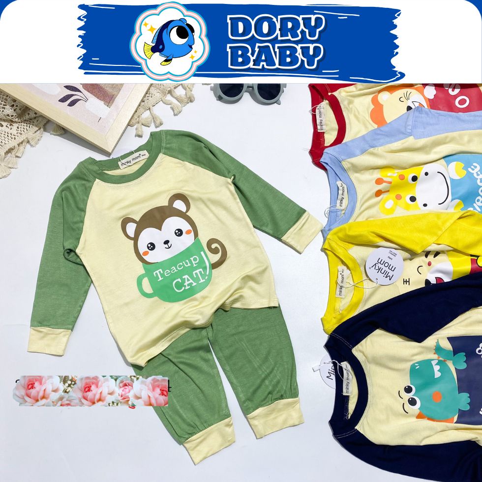 Bộ Dài Tay Thun Lạnh MINKY MOM Chính Hãng- Dorybaby B2-TD-36