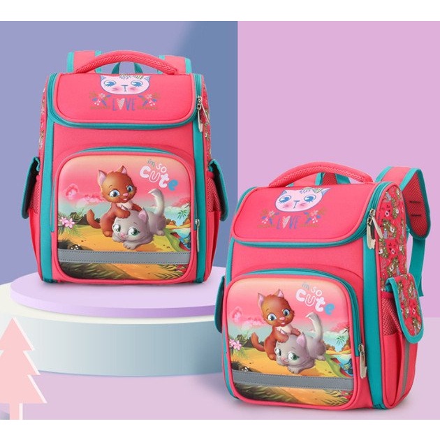 Balo cho bé tiểu học, Balo chống gù tiểu học cho bé trai và bé gái cấp 1, siêu nhẹ, siêu êm-Shopgiaytui388