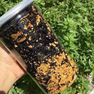 🍃rong biển cháy tỏi lon pet 150gr🍃