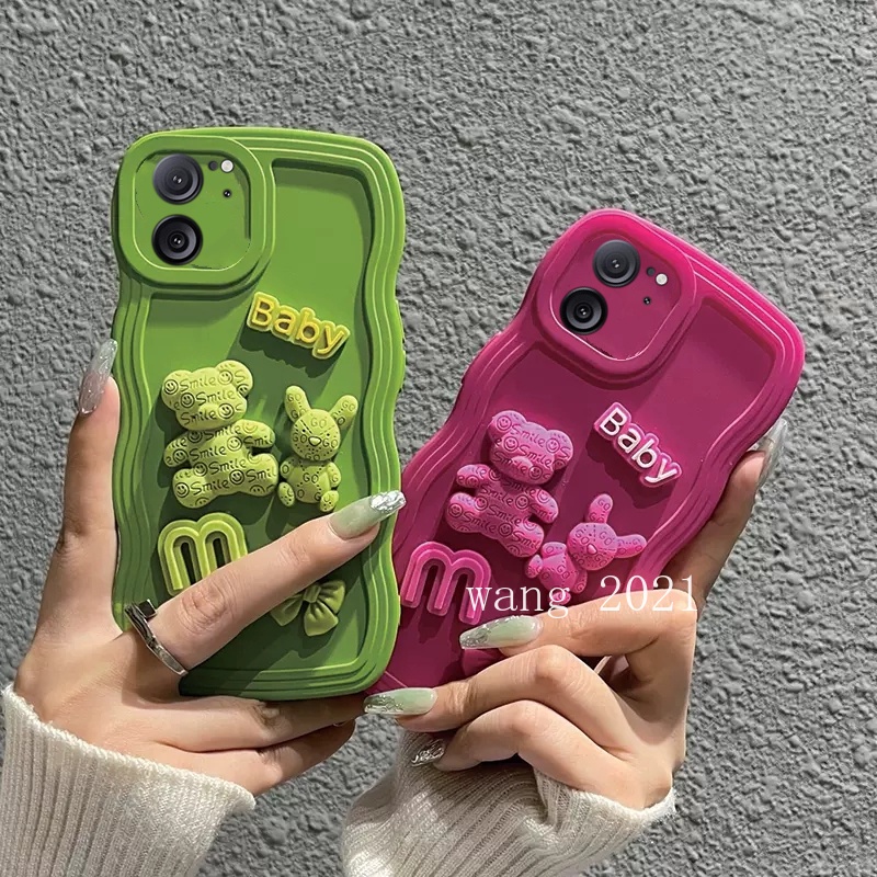 Ốp Điện Thoại Silicon Dẻo Mềm Hình Gấu 3d Đơn Giản Chất Lượng Cao Cho xiaomi 13t xiaomi 13t pro 5g xiaomi 13t pro 5g