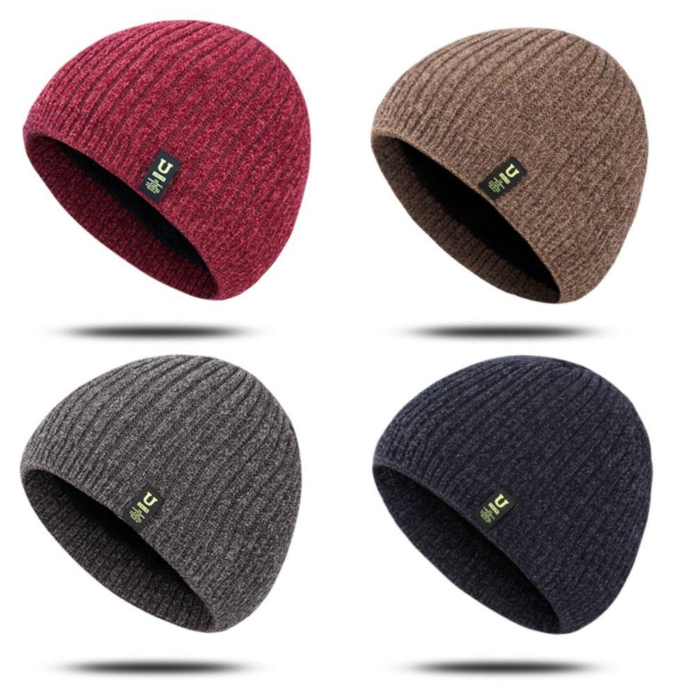 Future Mũ Beanie Dệt Kim Mềm Co Giãn Giữ Ấm Thoải Mái Thời Trang Mùa Đông Cho Nam