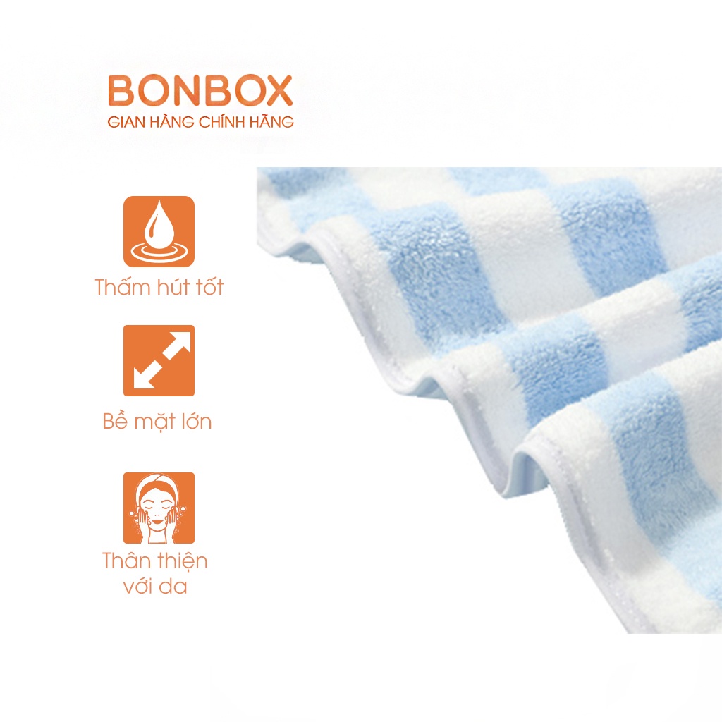 Khăn tắm sợi bông fiber mềm mại BONBOX BT20 thân thiện cho da - Chính Hãng