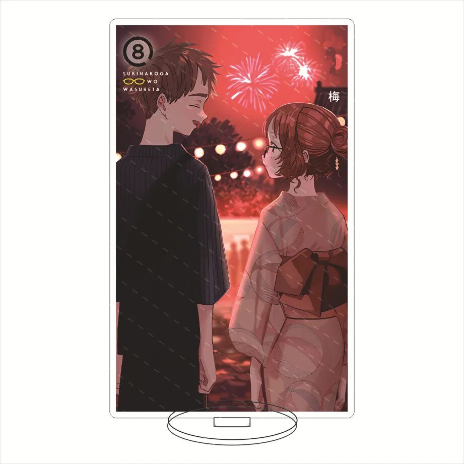 Mô hình Standee Cô bạn tôi thầm thích lại quên mang kính rồi Masahiro Itou Phụ kiện trang trí để bàn góc học tập