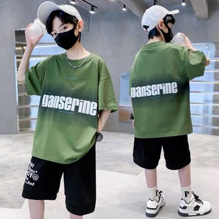 Bộ thun cotton bé trai gan 2 ld2375