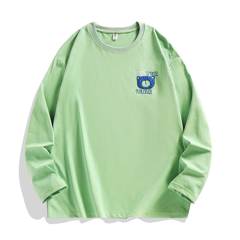 Áo Thun Thể Thao 100% cotton Tay Dài Dáng Rộng In Họa Tiết graffiti Thời Trang Mùa Thu Cho Nam Giới Có size m-3xl