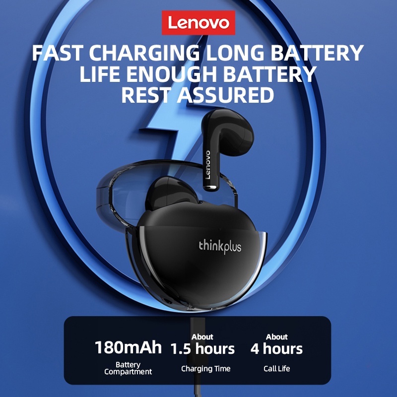 Tai Nghe Nhét Tai bluetooth Không Dây Âm Thanh Nổi 3d Chất Lượng Cao Cho lenovo thinkplus lp80 pro rgb tws