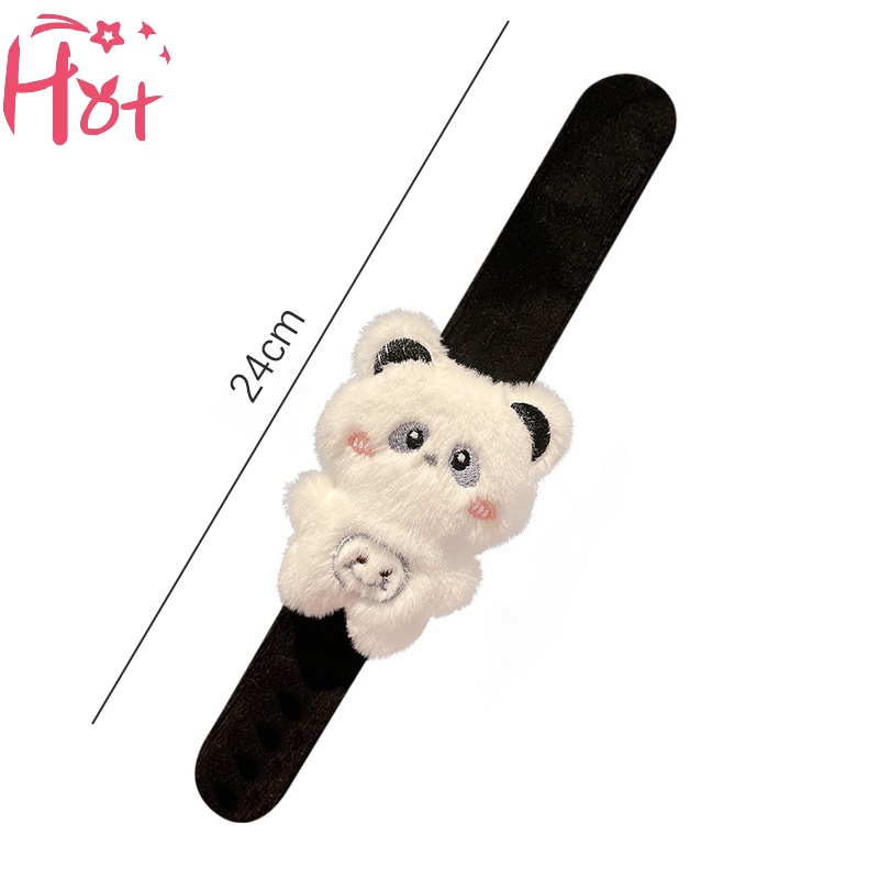 Jr Vòng Đeo Tay Hoạt Hình Thỏ / Gấu Trúc / Ếch Nhồi Bông Sáng Tạo Vui Nhộn Mặc Đồ Ngày Lễ Cho Bé vn