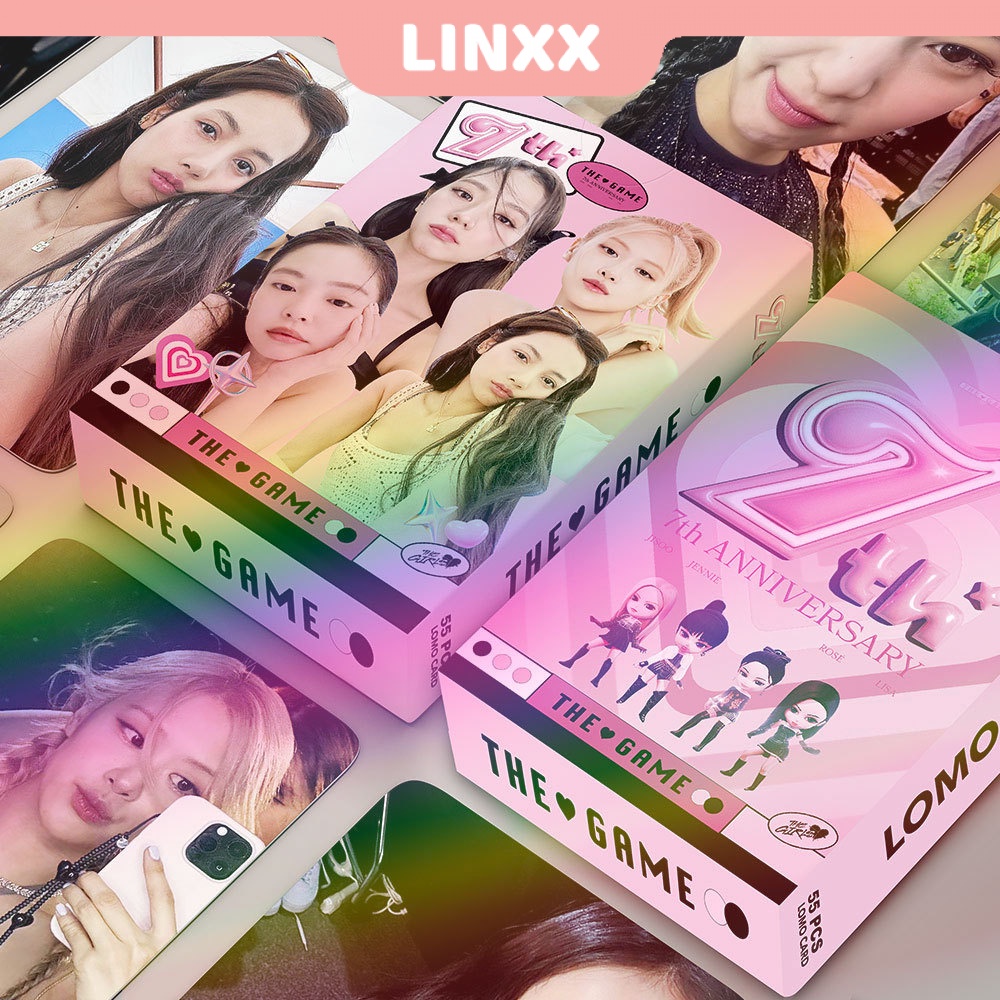 Set 55 Tấm Thẻ In Hình Nhóm Nhạc blackpink 7th