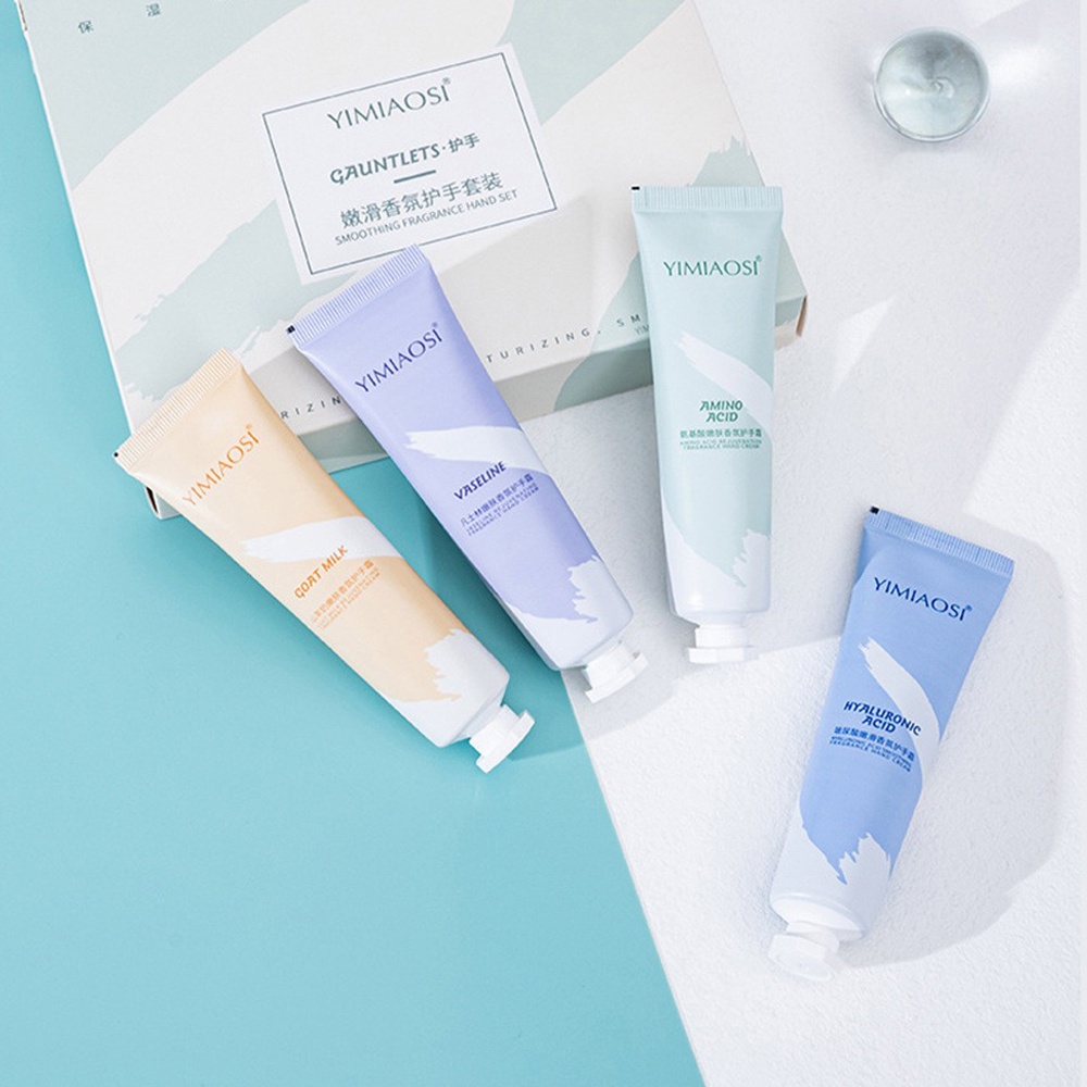YIMIAOSI Vaseline Sữa Dê Kem Dưỡng Da Tay Sửa Chữa Kem Dưỡng Da Tay Chống Lão Hóa Nuôi Dưỡng Kem Chăm Sóc Tay * KÍNH