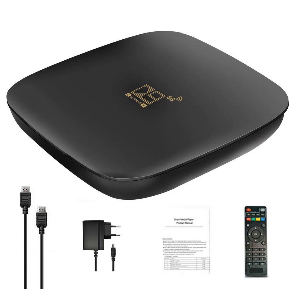Hộp tv box Thông Minh android 10.0 2023 4g 5g 905 hdr10 hd 4k 3d h.265 iptv 8gb 128gb iptv Amo
