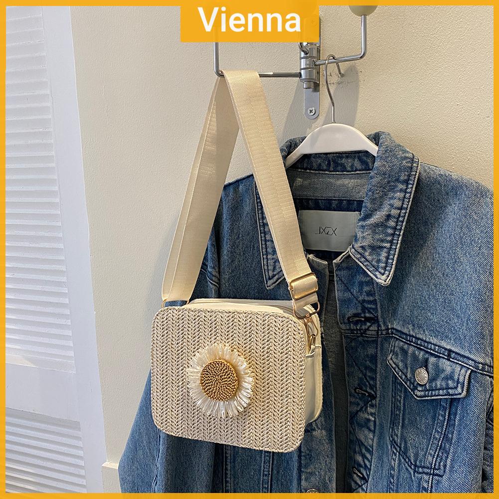 Túi Đeo Vai / Đeo Vai Bằng Da pu Dệt Kim Tùy Chỉnh Thời Trang Cho Nữ