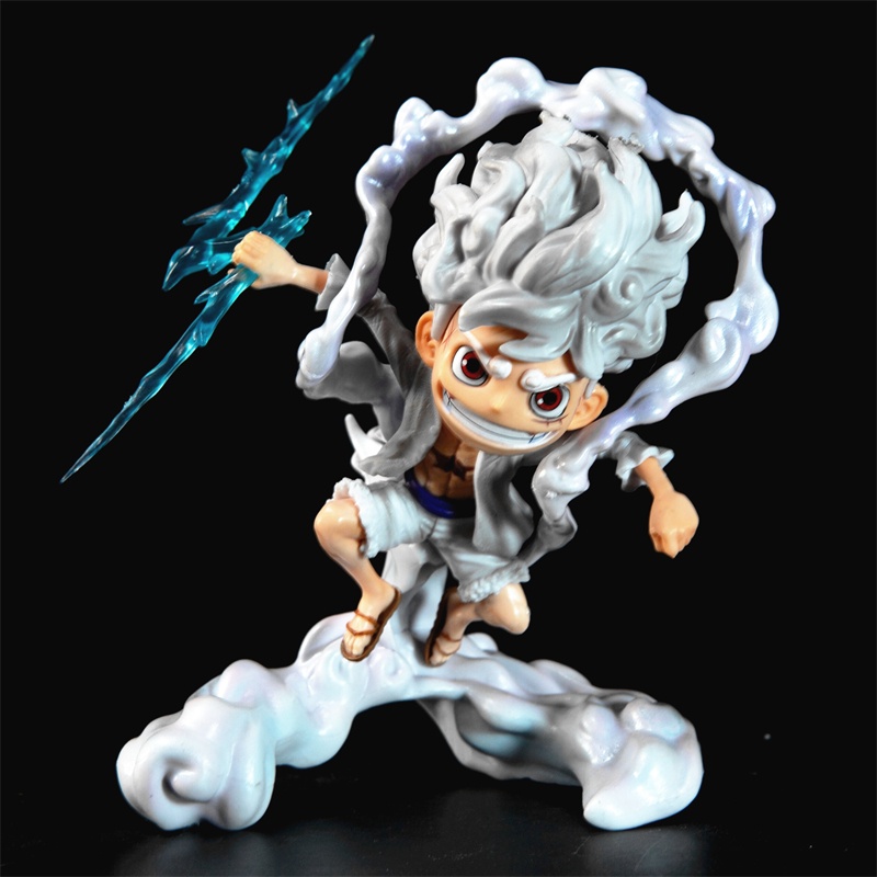 Mô Hình Nhân Vật luffy gear 5 sun god nika Phim one piece 16cm