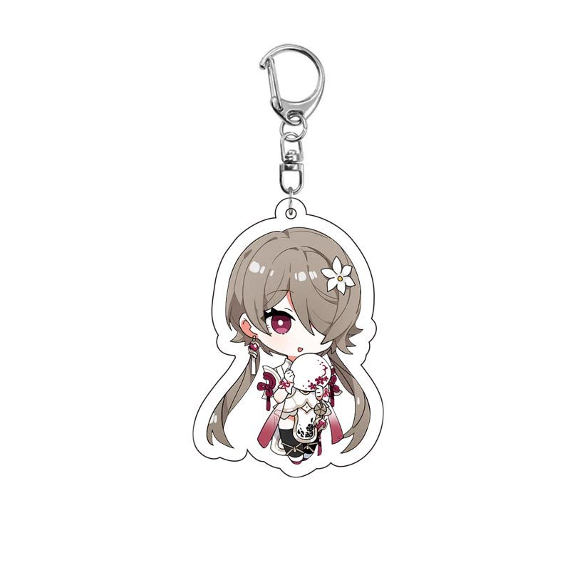 Honkai Impact 3 Kiana Kaslana Raiden Mei.Muliang Tahimeko.Móc khóa hai mặt acrylic