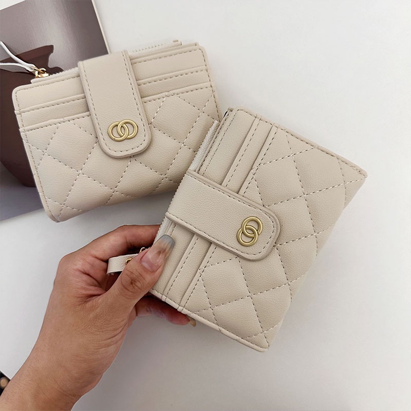 Thời Trang Ví Nữ Ngắn Gập Đôi Đa Năng