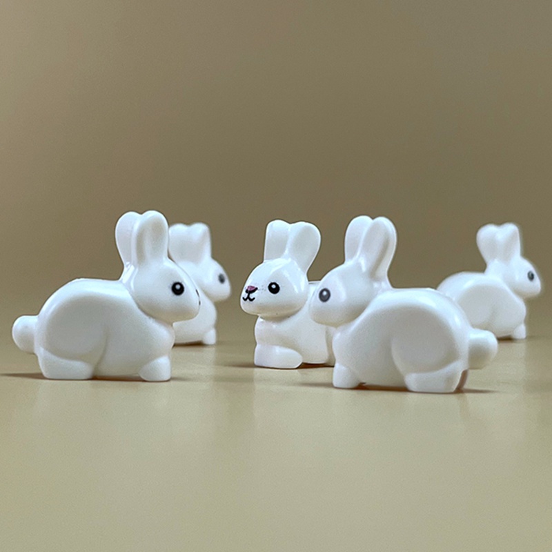 Bộ 9 Mô Hình Đồ Chơi Công Viên Động Vật Thỏ Đáng Yêu diy Mừng Năm Mới Cho Trẻ Em