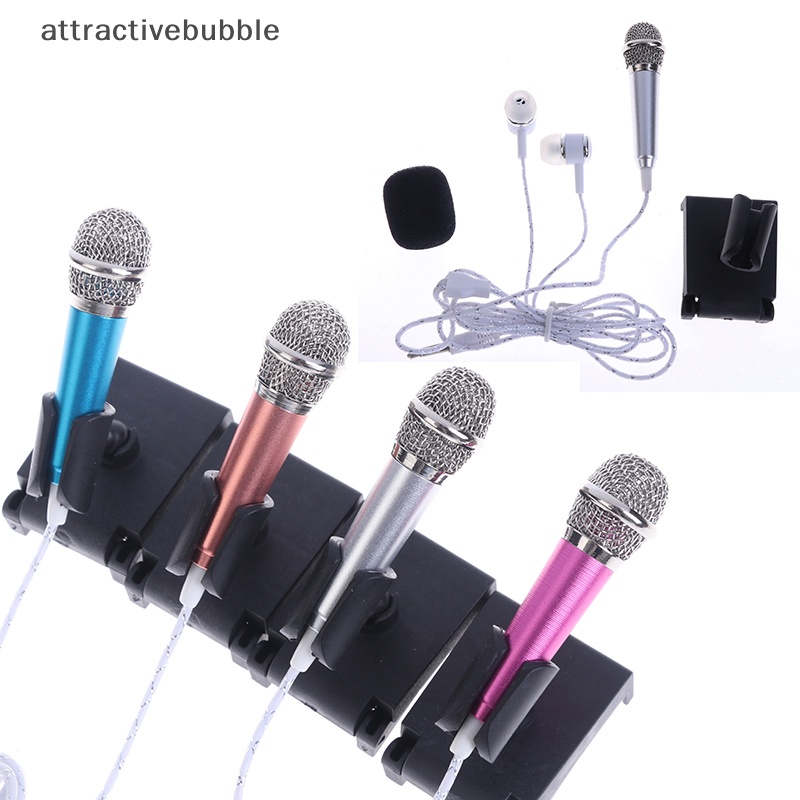 Micro mini Âm Thanh Nổi 3.5mm Kèm Tai Nghe Và Giá Đỡ Chuyên Dụng Cho studio ktv karaoke
